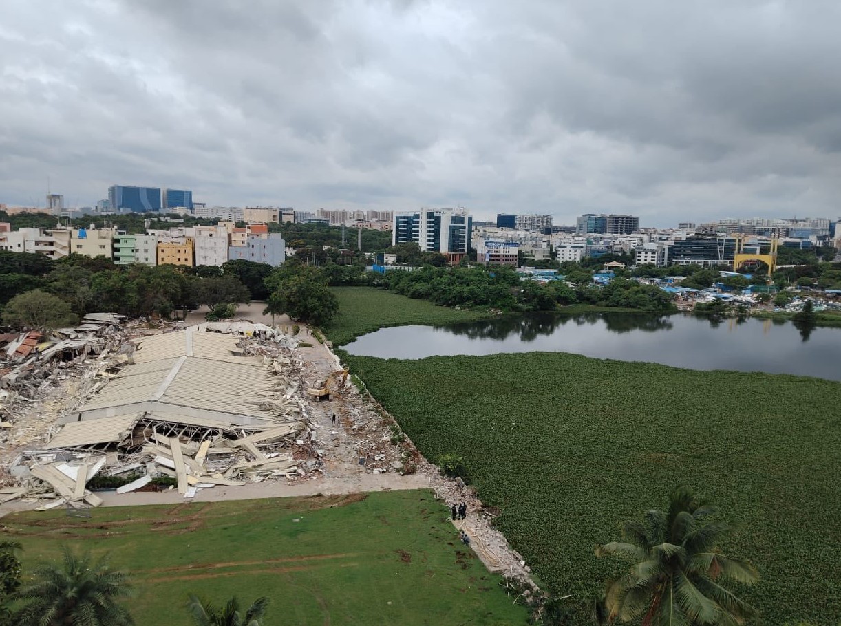 HYDRA reclaim 43 acres of encroached land in Hyderabad