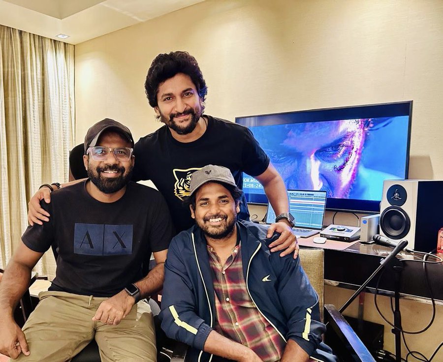 Calm Before the Storm: Saripodhaa Sanivaaram Trio Gears Up for Trailer Launch