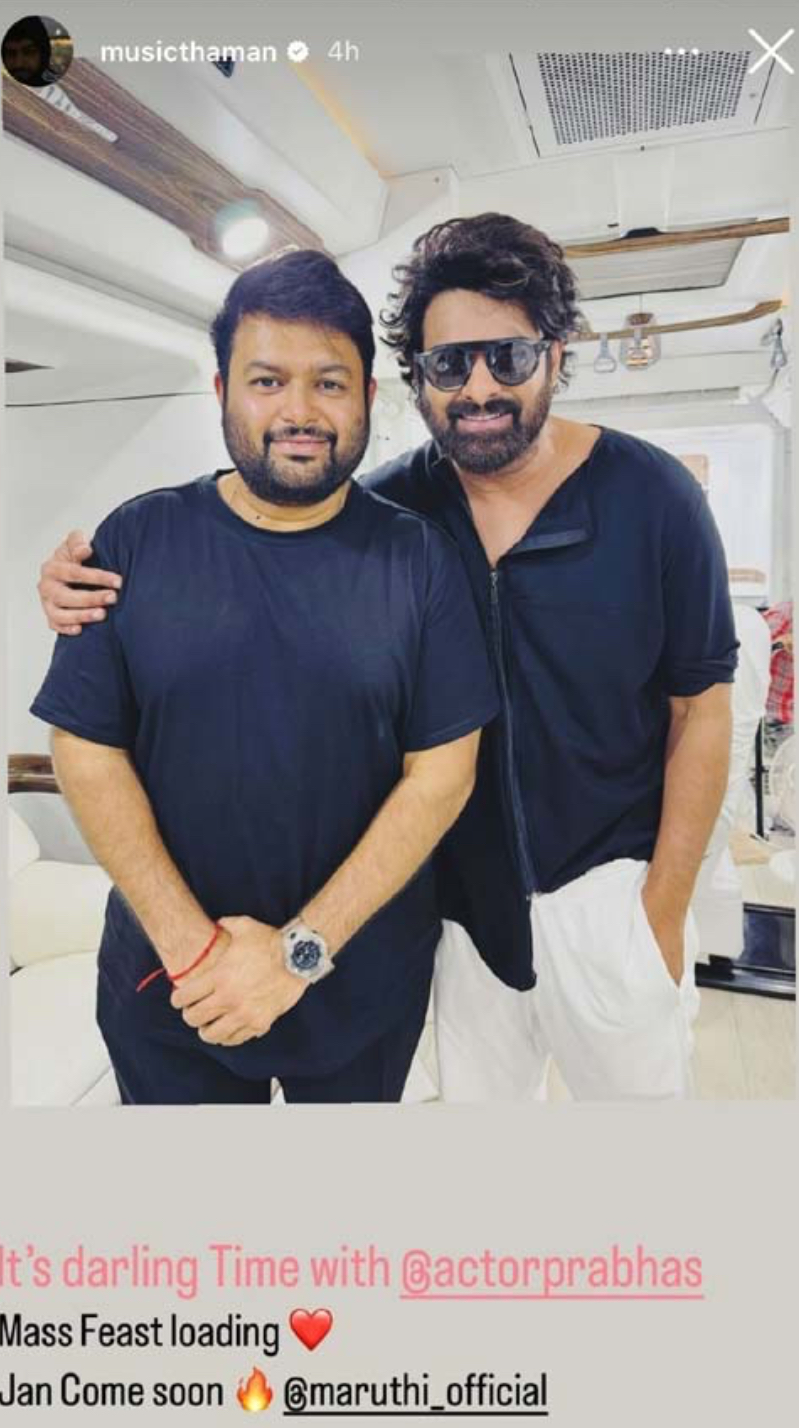 Thaman Reveals Exciting New Details About ‘The Raja Saab’