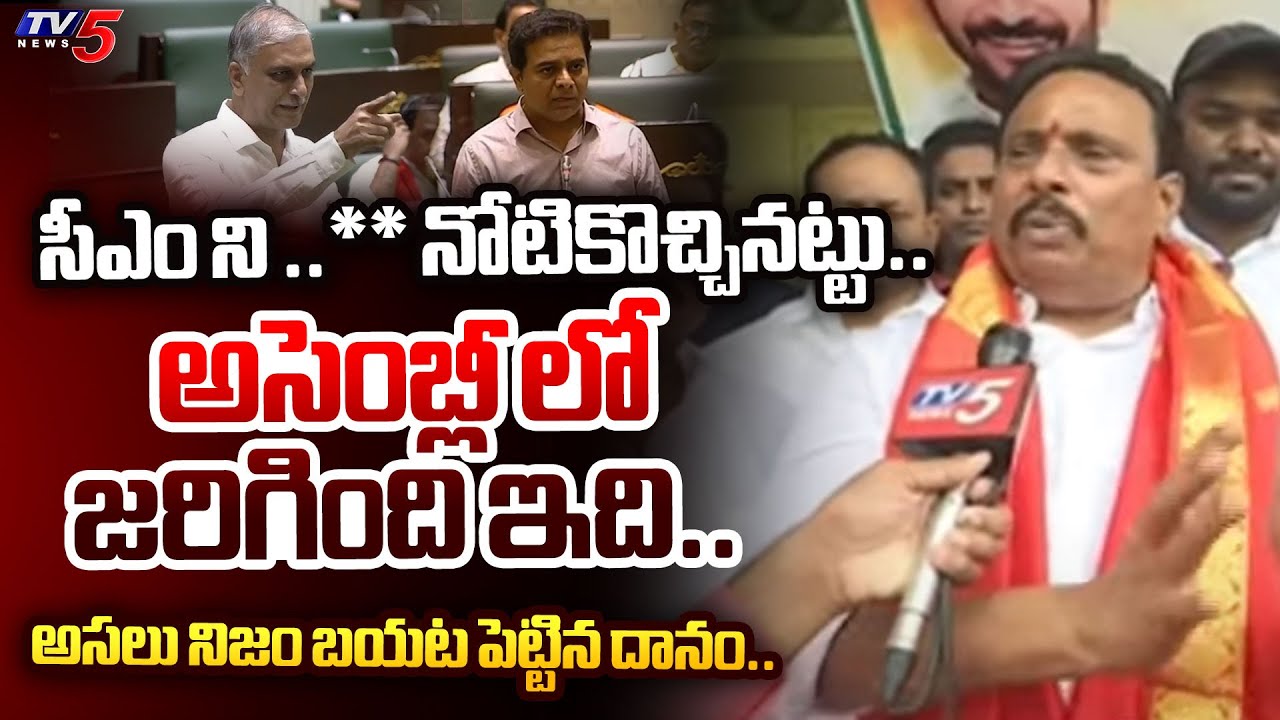 Danam Nagender Facts About BRS MLAs Behavior At Assembly