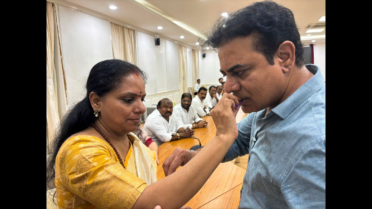 Kavitha Vows to Fight On After Release