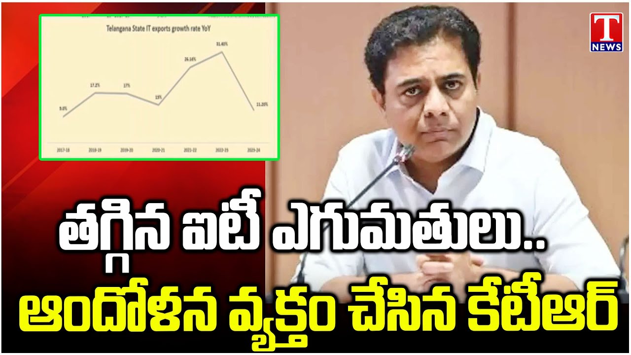 KTR Expressed Concern Over Reduced IT Exports Under Congress Govt
