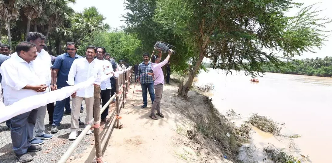YS Jagan Reviews Flood Situation, Announces Rs 1 Crore Relief Package