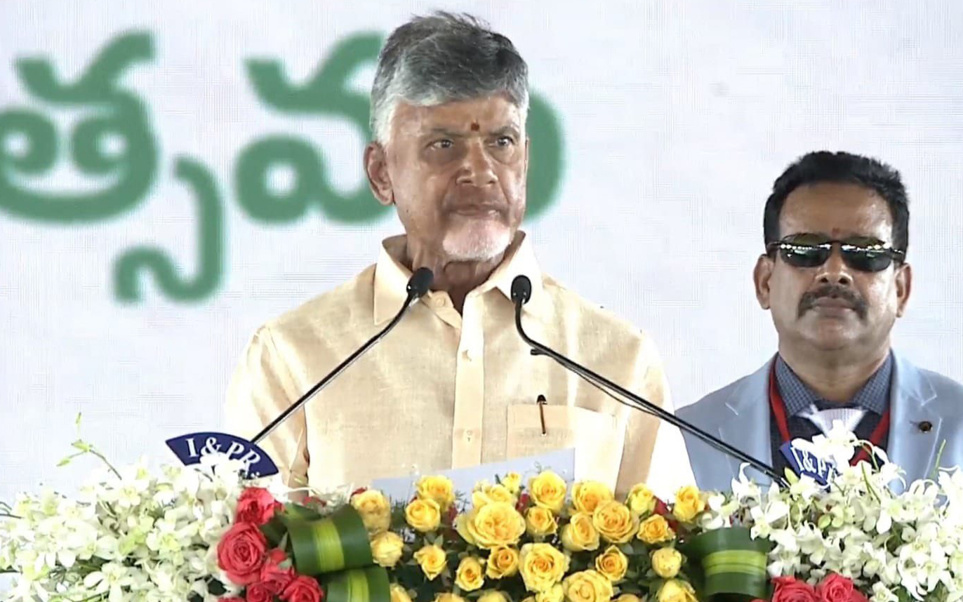 Andhra CM Chandrababu Naidu condemns burning of temple chariot