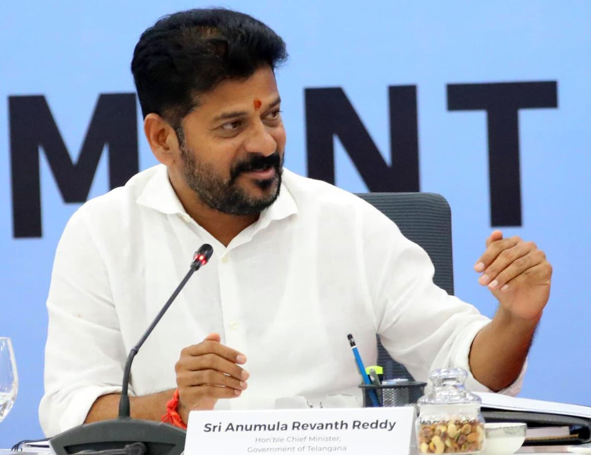 Revanth Reddy for developing Greater Hyderabad as a clean city like Indore