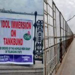 Immersion of only clay idols allowed in Hyderabad’s Hussain Sagar