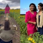 Mrunal Thakur’s laughter echoes as she seesaws through sunflower seas