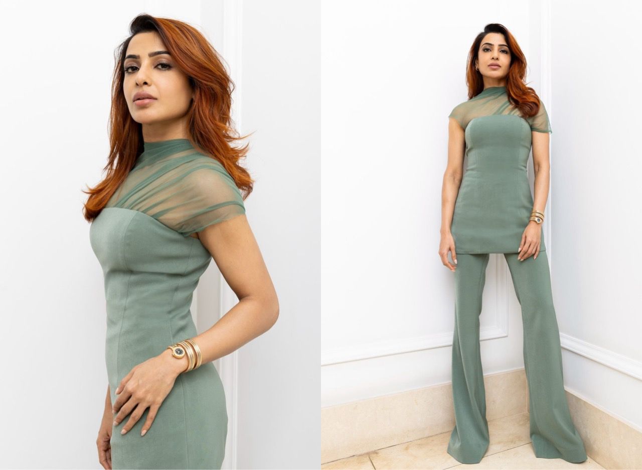 Samantha Ruth Prabhu showcases stylish pastel look while promoting  ‘Citadel: Honey Bunny’