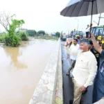 Chandrababu Visits Budameru Flood-Affected Areas, Criticizes YSRCP Government