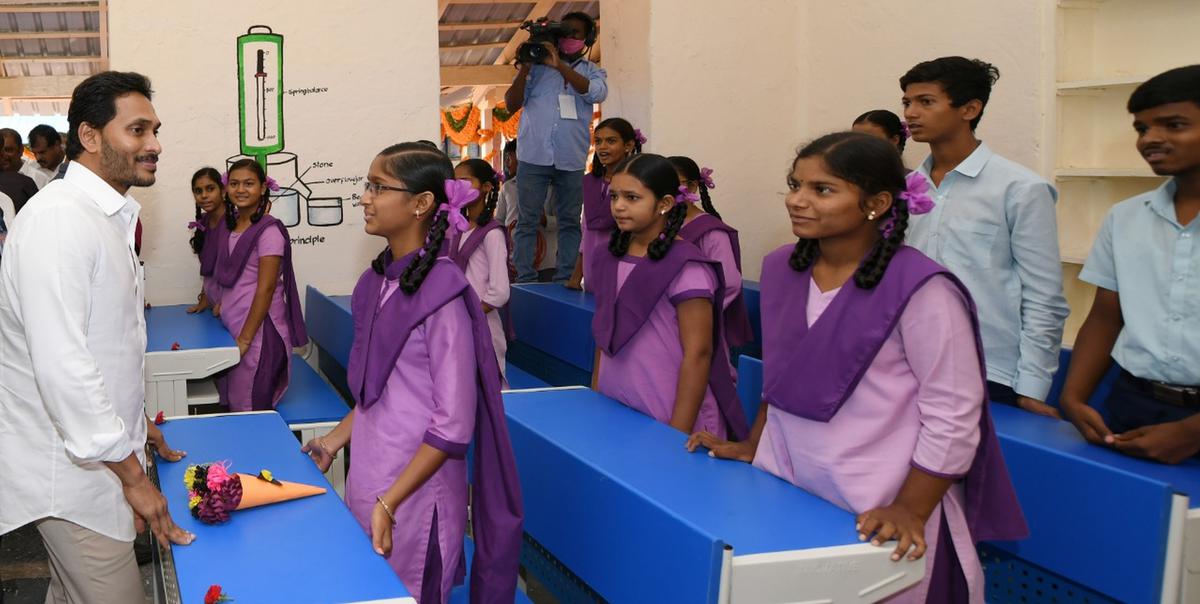 Jagan closes several `Nadu Nedu’ High Schools, spending crores of Rupees