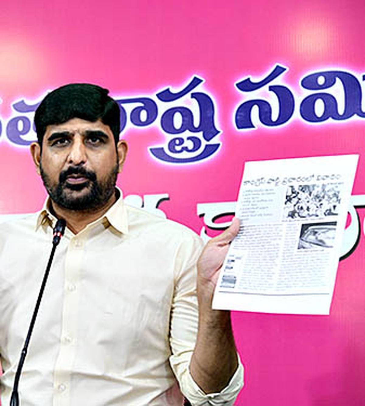 BRS MLA Padi Kaushik Reddy Accuses Congress of Conspiring Against Andhra Settlers
