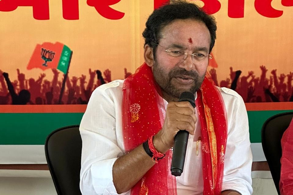 Kishan Reddy slams Rahul Gandhi For claiming PM Modi `Lost confidence’ In J&K polls