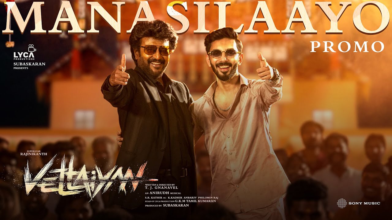 Rajinikanth’s Vettaiyan Unveils Energetic First Single ‘Manasilaayo’ Promo