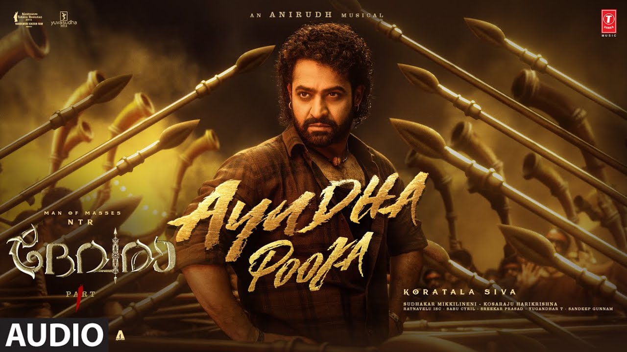 The ‘Ayudha Pooja’ song from Devara has been released