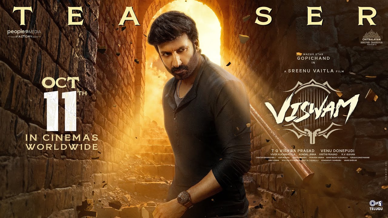Gopichand’s “Viswam” Teaser Released