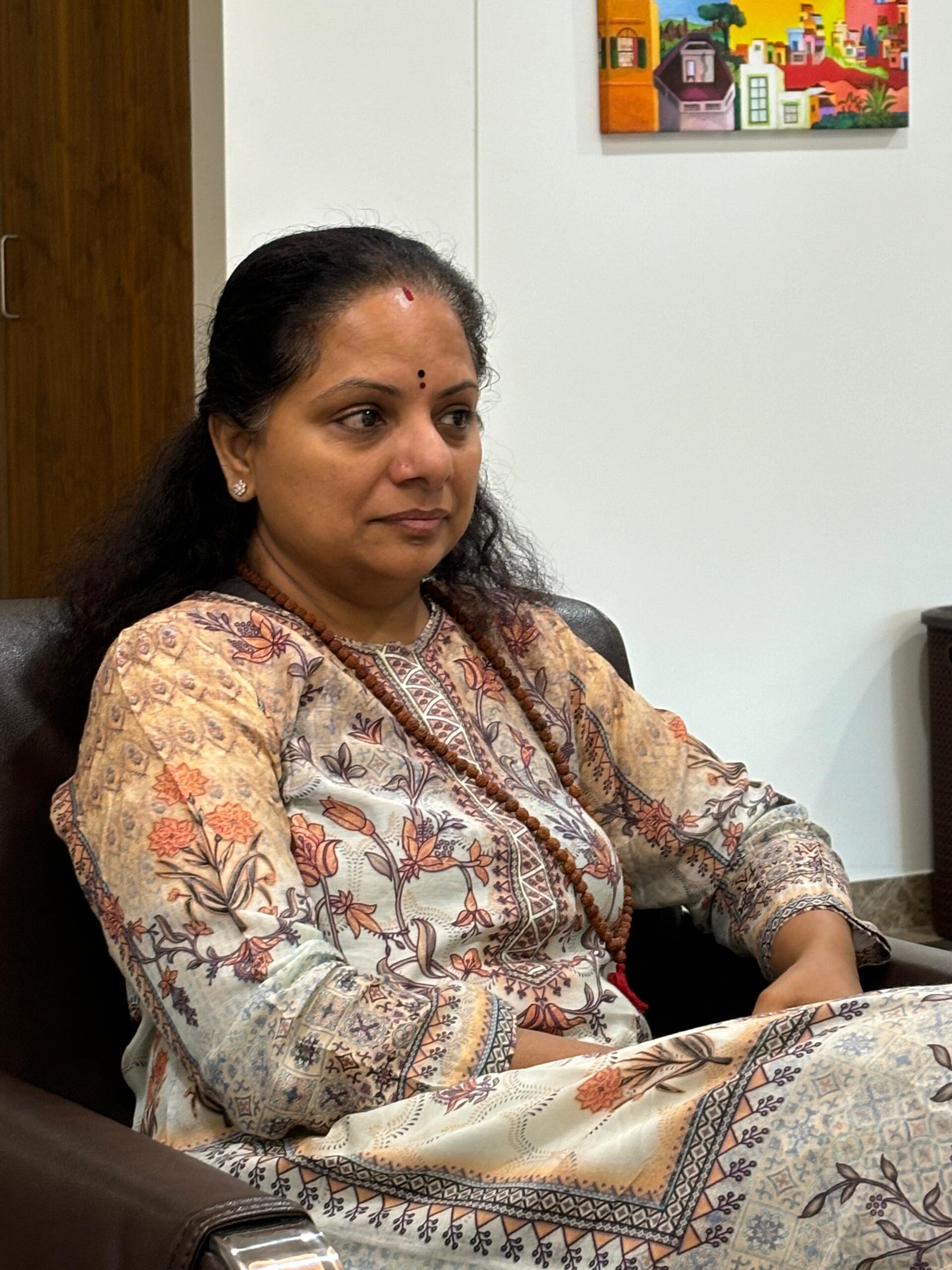 BRS leader Kavitha admitted to hospital for tests