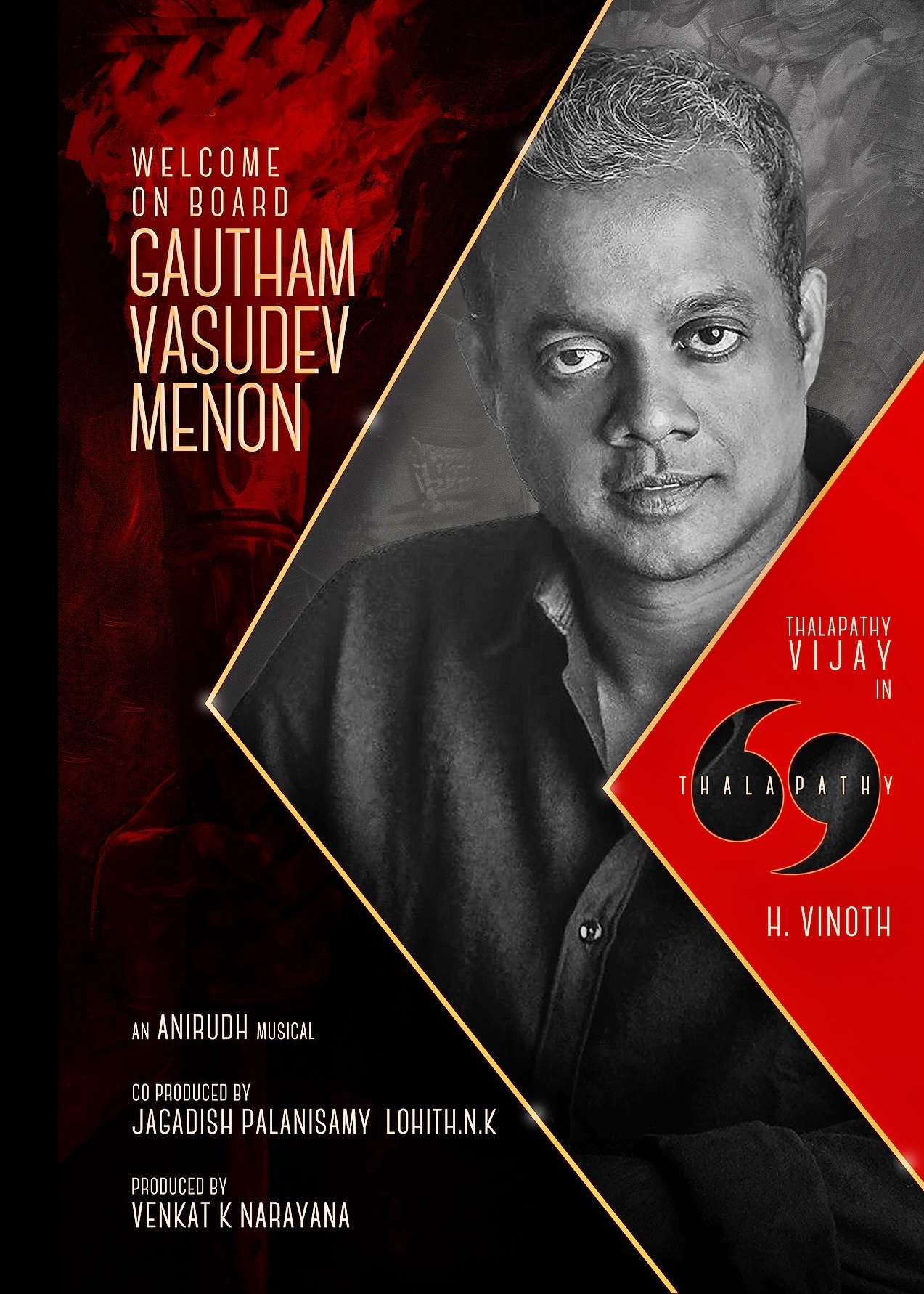 Gautham Vasudev Menon joins Thalapathy Vijay, Pooja Hegde in ‘Thalapathy 69’