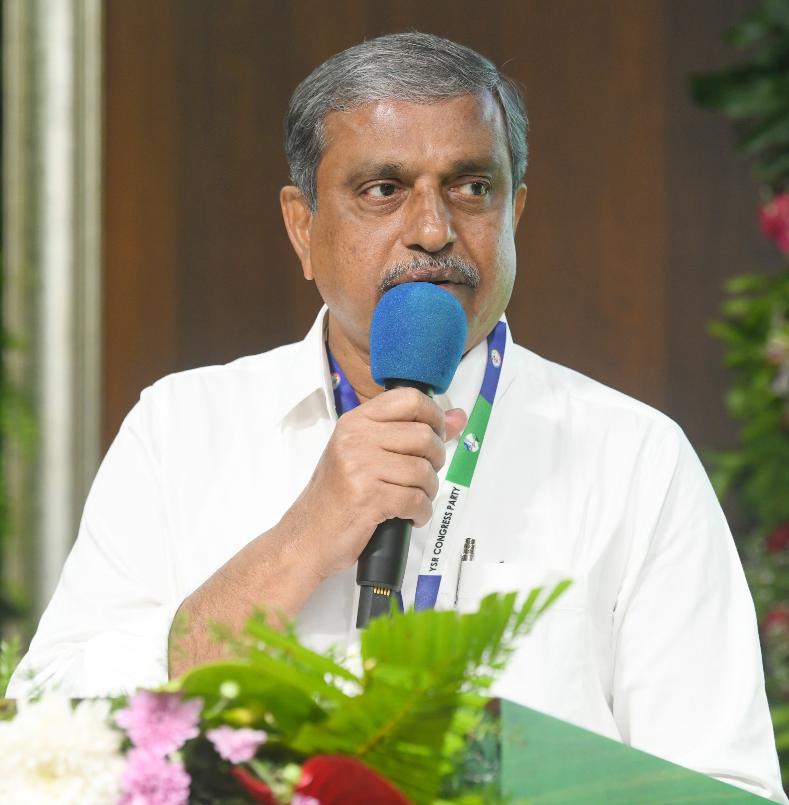 YSRCP leader Sajjala Ramakrishna Reddy appears before police in TDP office attack case