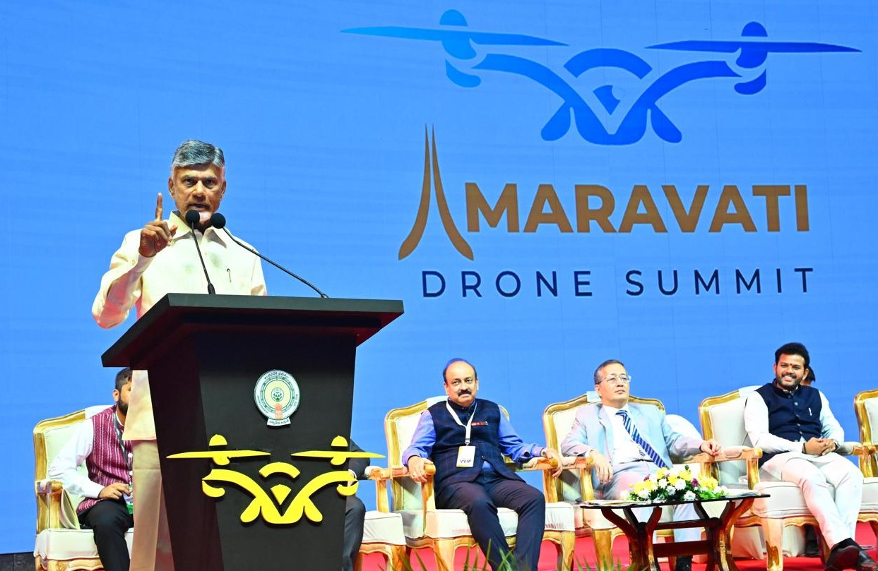 Chandrababu Naidu plans to develop Andhra Pradesh as global hub of drone technology
