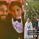 Allu Arjun’s son Ayaan takes his ‘Pushpa’ axe for Halloween