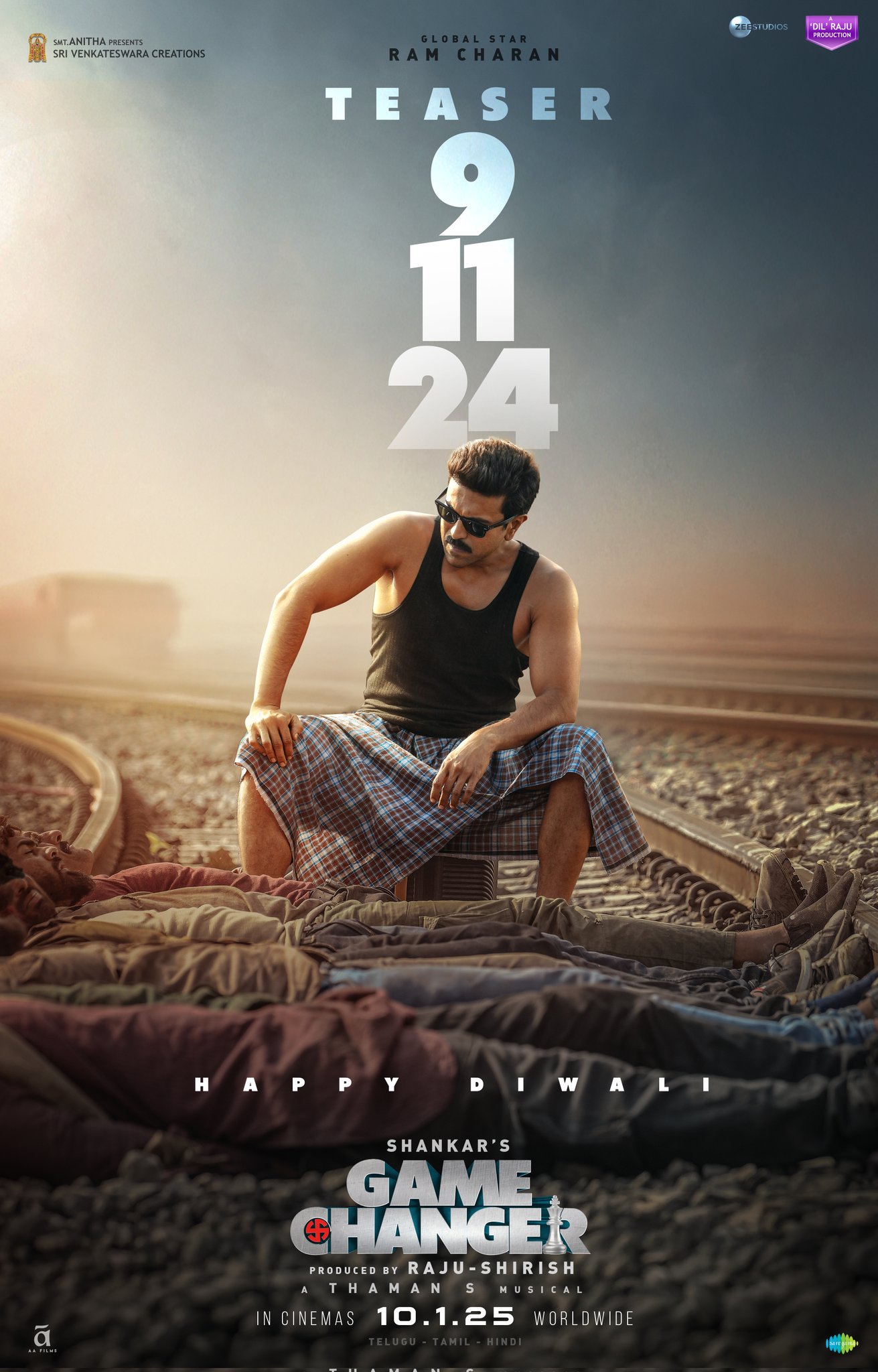 Game Changer Teaser Arrival confirmed with A Mass poster