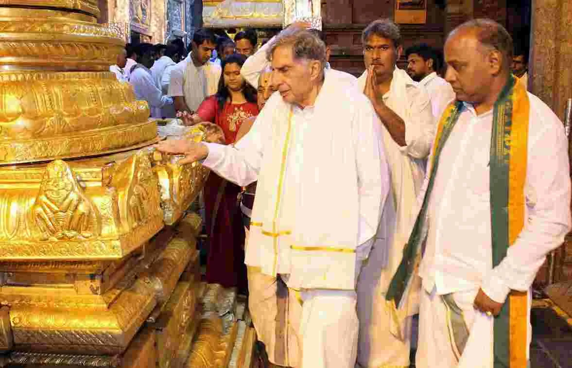 Ratan Tata providing online Software For TTD services