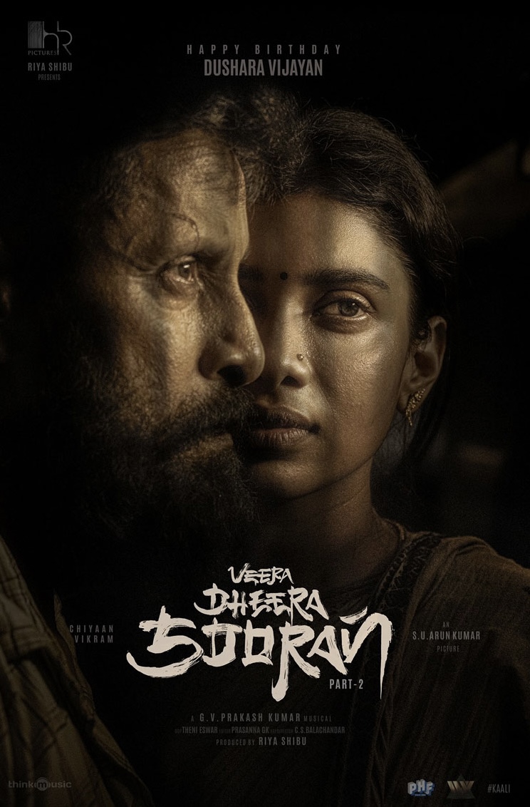 Dushara Vijayan Rings in Her Birthday with Exciting New Veera Dheera Sooran Poster
