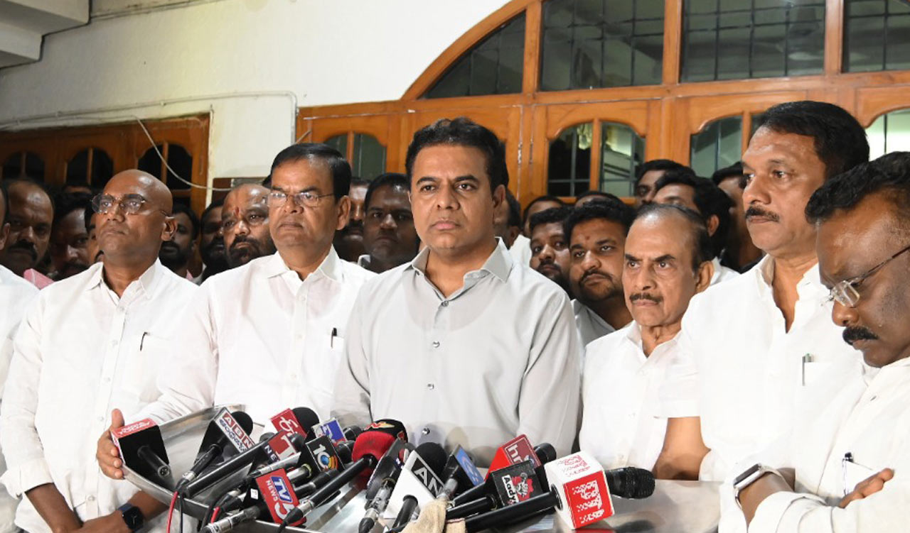 KTR Addresses Media : “It Was Just A Family Gathering, Not A Rave Party