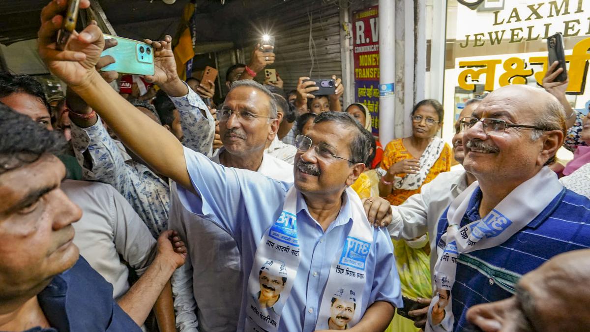 AAP Alleges Kejriwal Attacked By BJP ‘Goons’ During ‘pad Yatra’