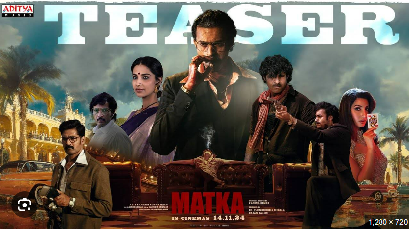 Matka’s teaser surpasses 8 million views