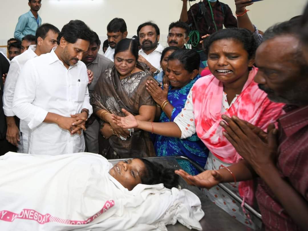 Jagan Visits Assault Victim’s Family, Promises Financial Aid