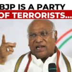 Congress Chief Mallikarjun Kharge Says BJP Is A Party Of Terrorists
