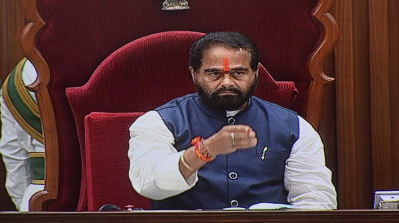 Former Speaker Tammineni Sitaram Locked In Assembly Tender Row