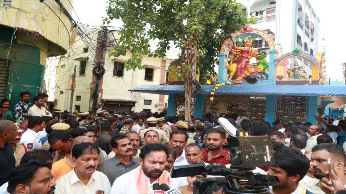 Tension prevails After Goddess Idol vandalism In Secundarabad’s  Muthyalamma Temple