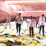 640 Tonnes of PDS Rice Intend For smuggling seized At Kakinada Port