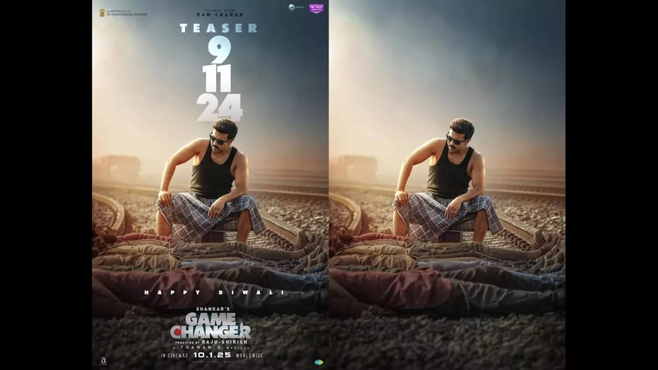 Game Changer Teaser to Release Across 11 Theaters in Andhra Pradesh and Telangana