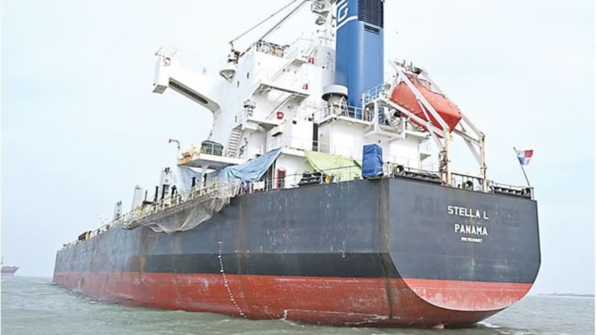 Kakinada Port Refused `No Due Certificate’ To Stella Ship, Arrived For Rice Loading