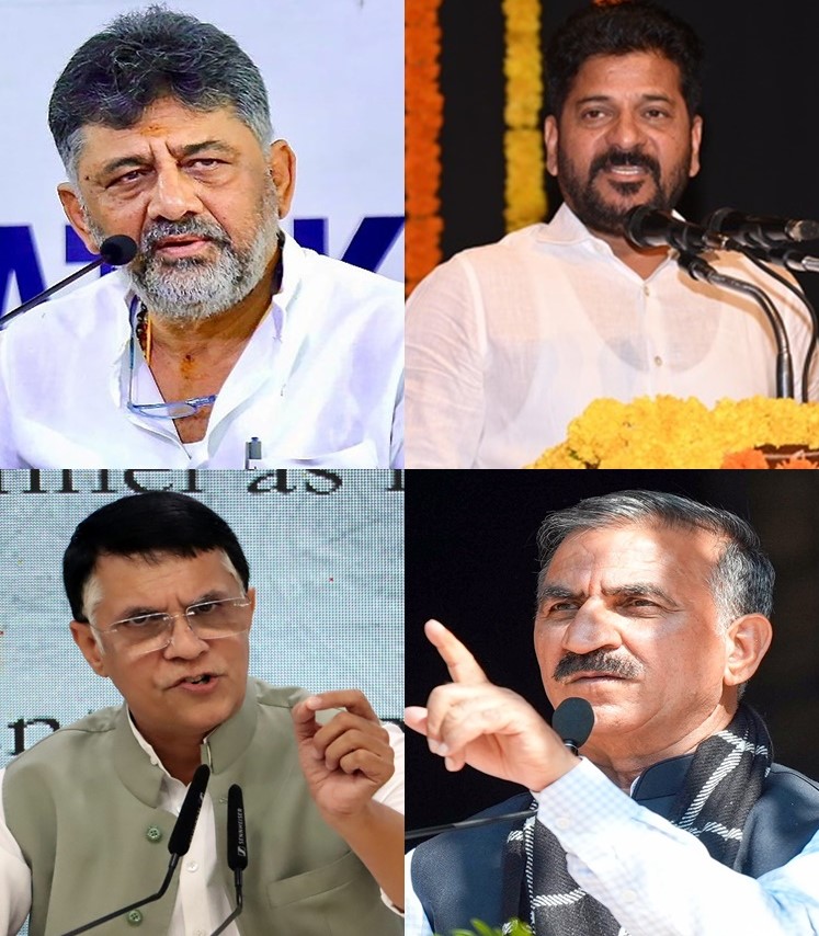 Guarantee scheme row: Cong’s HP, Telangana CMs, Karnataka Dy CM to counter BJP