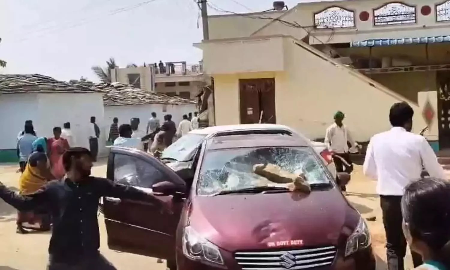 55 held for attack on government officials in Telangana