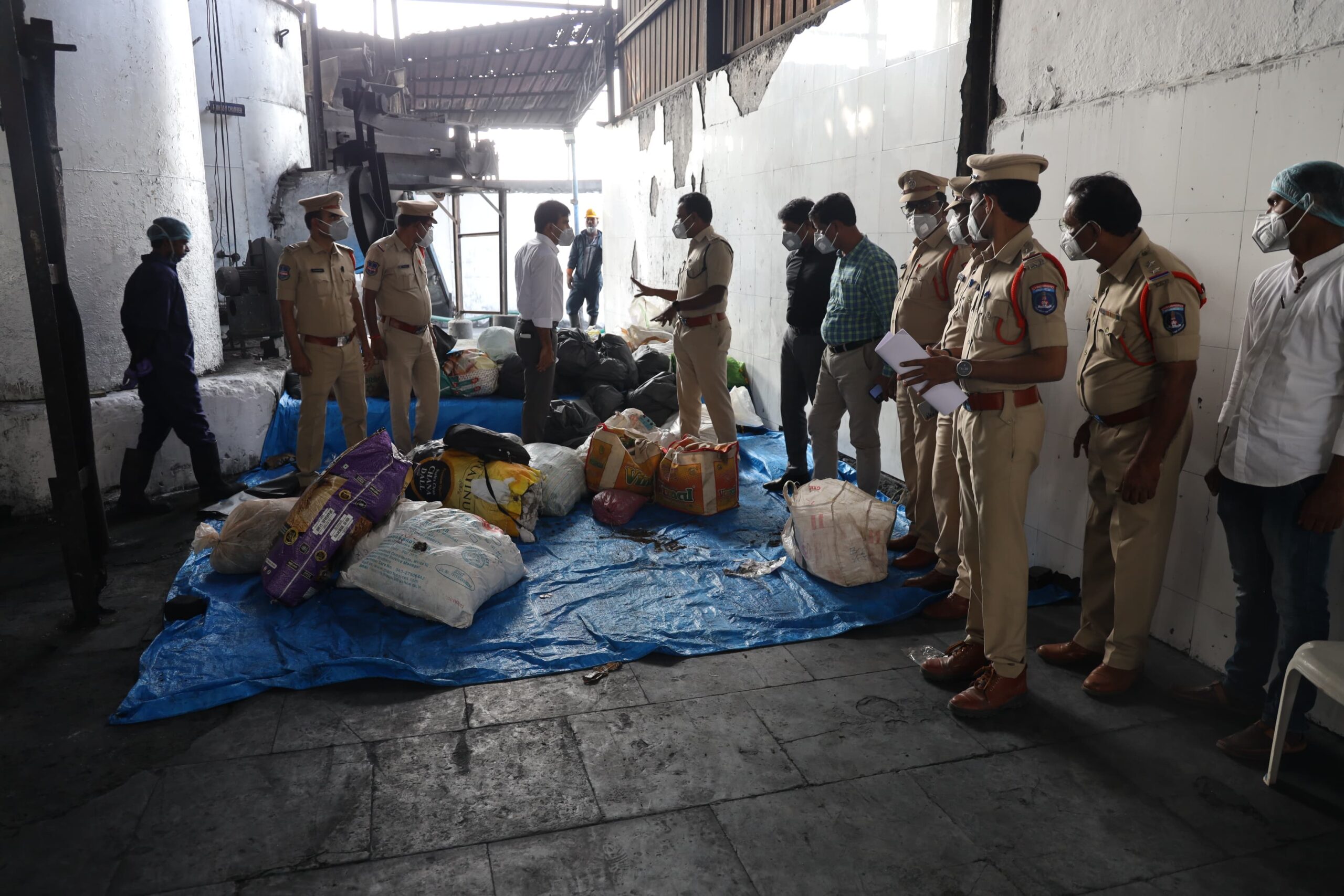 Hyderabad: Cyberabad Police destroy 2,380 kg of narcotic drugs