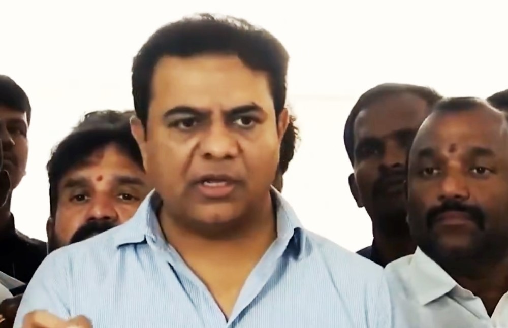 Revanth Reddy snatching farmers’ lands for son-in-law’s firm: KTR