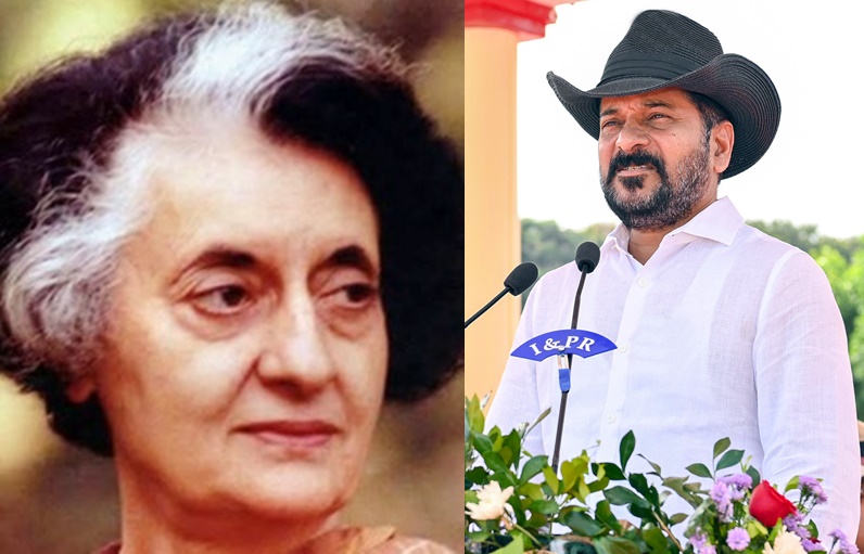 Indira Gandhi is inspiration for ‘people’s government’, says  Telangana CM