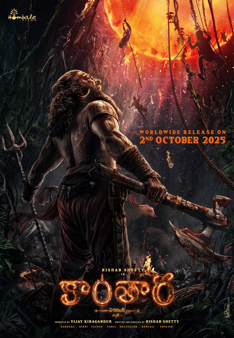 Rishab Shetty-starrer ‘Kantara: Chapter 1’ to debut in cinemas on October 2 next year