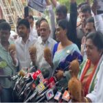 YS Sharmila’s Symbolic Protest Demands Kadapa Steel Plant Progress