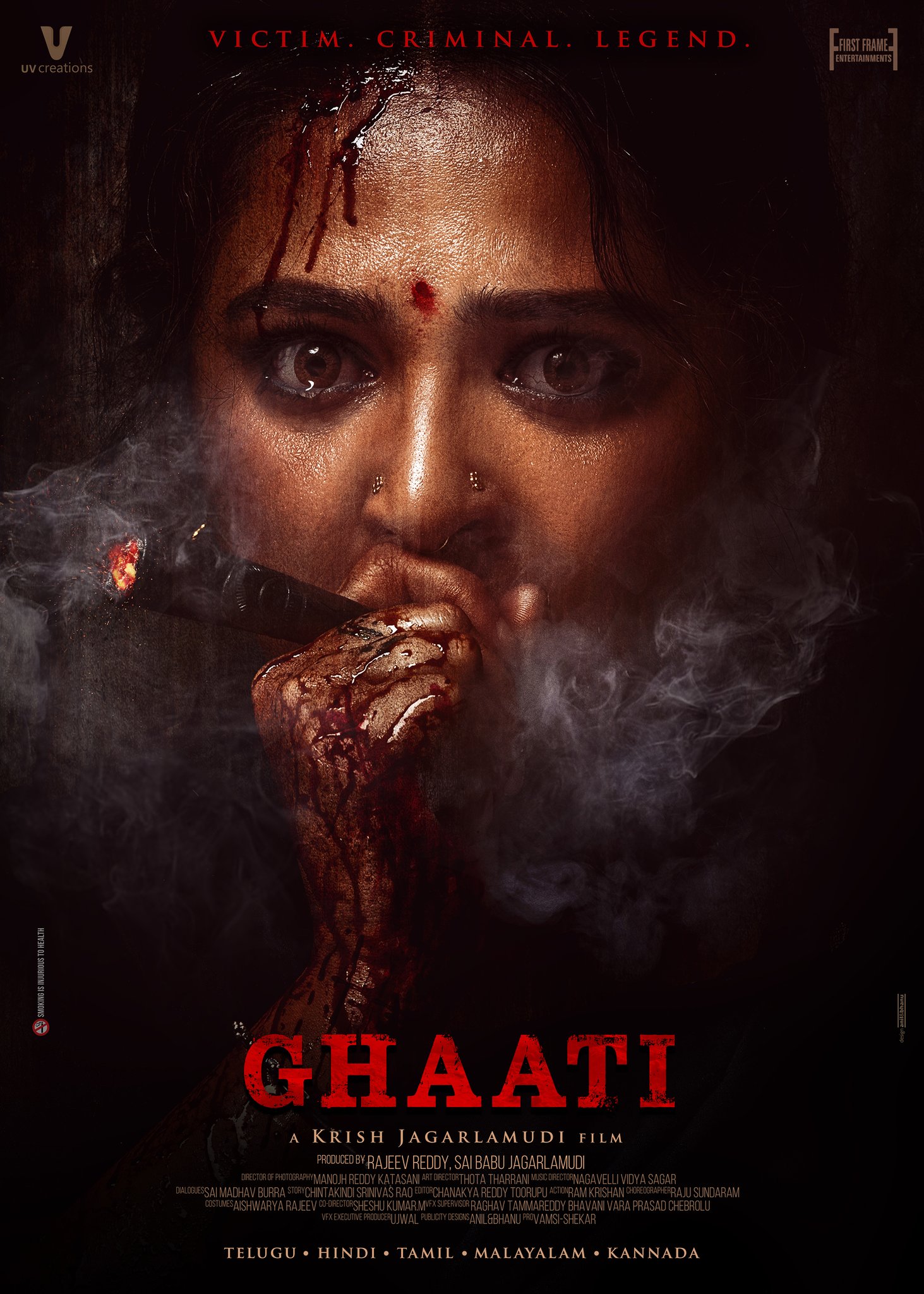 Anushka Shetty Reveals Intense First Look in Ghaati
