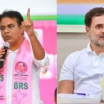 KTR says Rahul should Apologies people of Telangana For causing 10 years of Destruction In A single Year