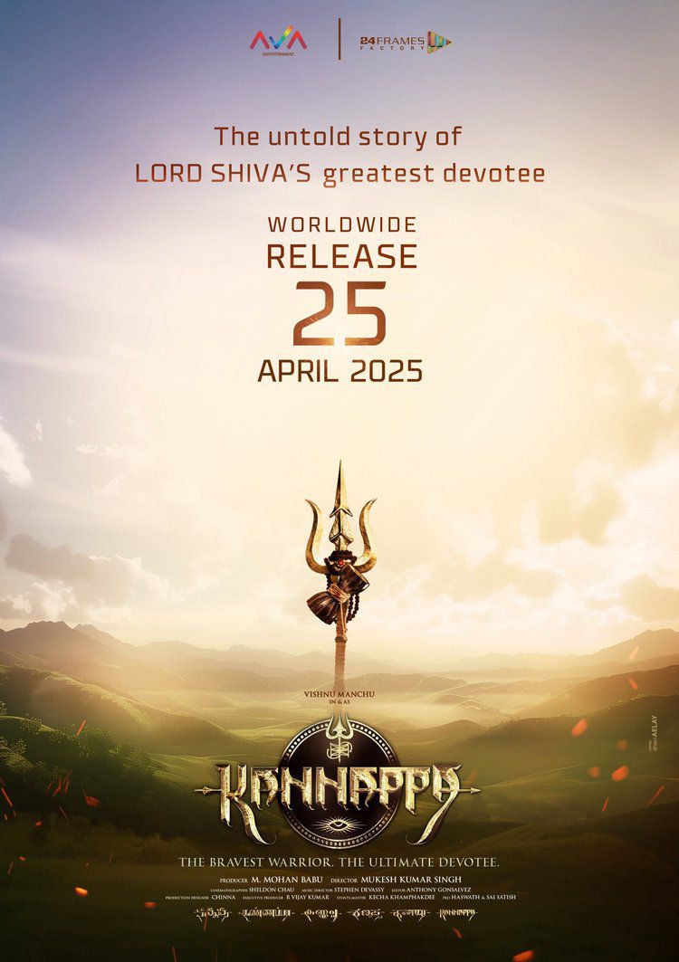 Vishnu Manchu’s Highly Anticipated Film “Kannappa” Announces Release Date