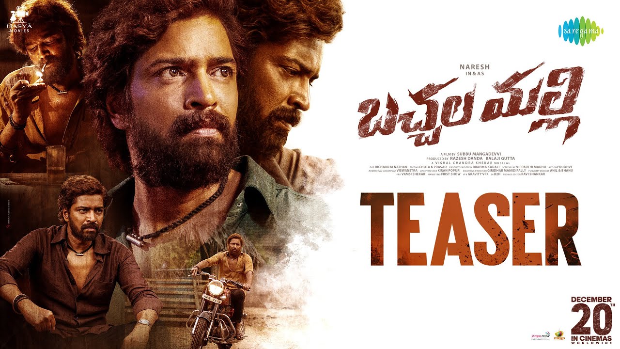 Allari Naresh’s ‘Bachhala Malli’ Teaser Promises an Action-Packed