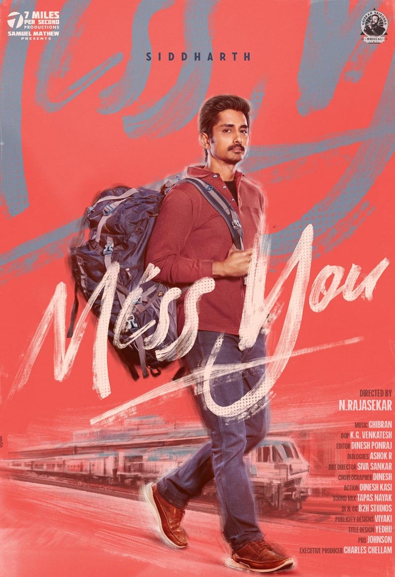 Siddharth’s Miss You Announces Amazon Prime Video as Official OTT Partner