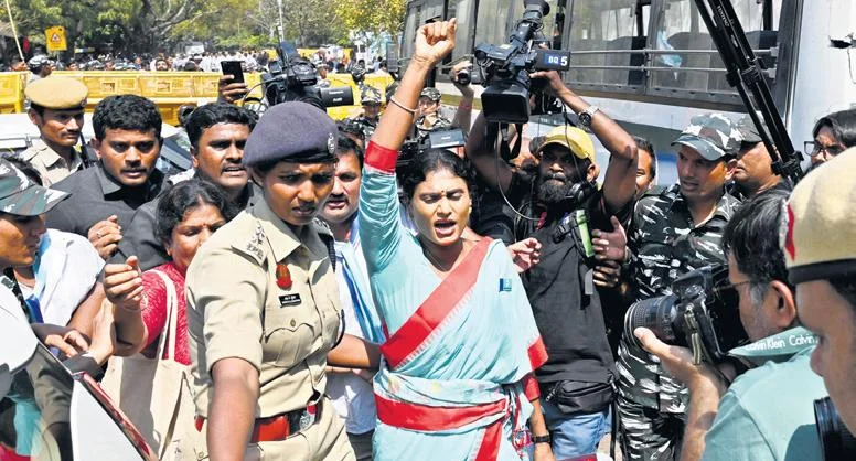 YS Sharmila slams Hike In Electricity surcharges, call For state-wide Dharnas on 5th